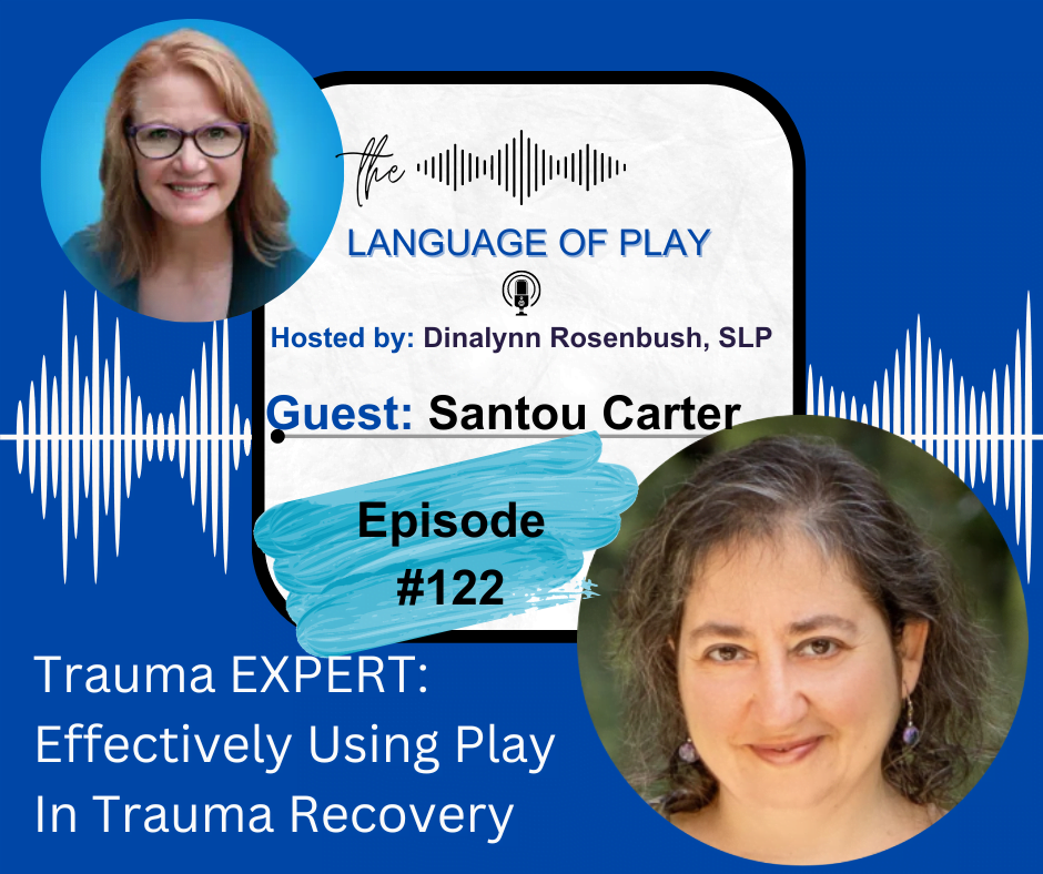 Guest Santou Carter on The Language of Play Podcast talking about the effective use of play in trauma recovery.